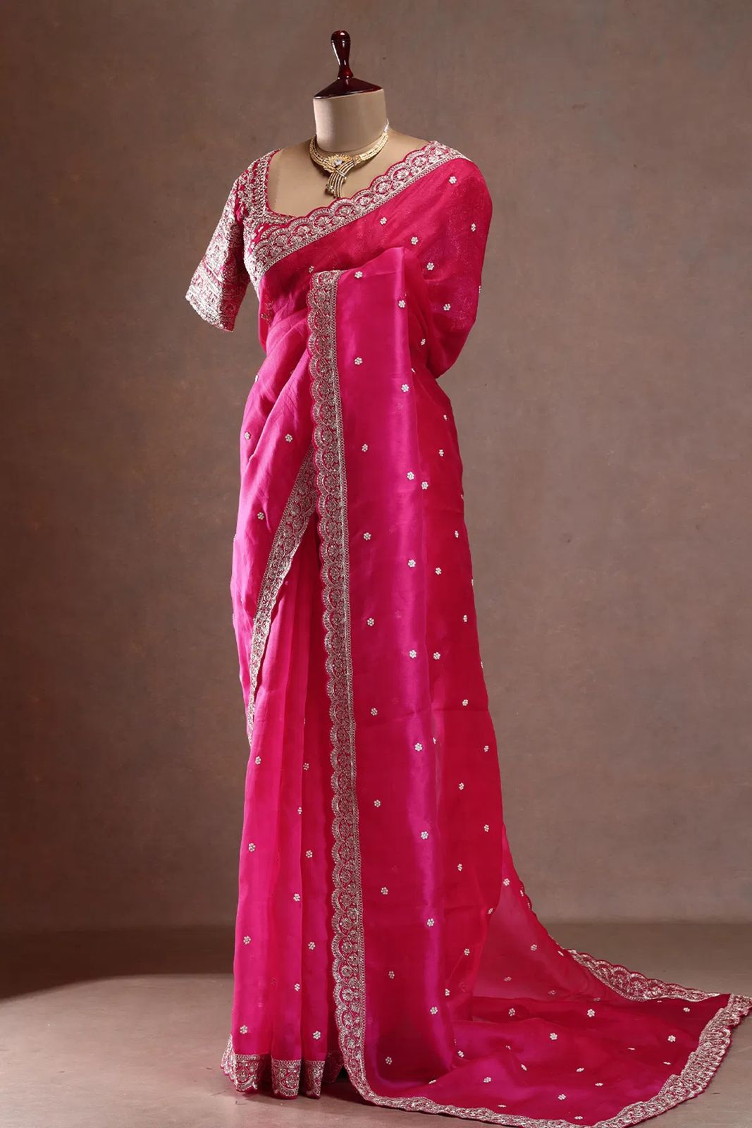 Pearl Breeze Tabby Silk Saree
