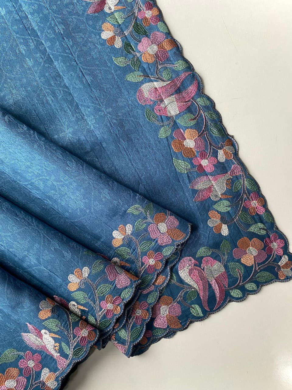 Evening Embrace Tussar Silk Saree