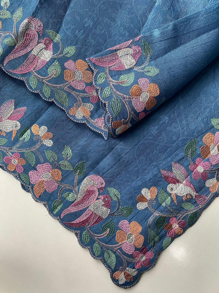 Evening Embrace Tussar Silk Saree