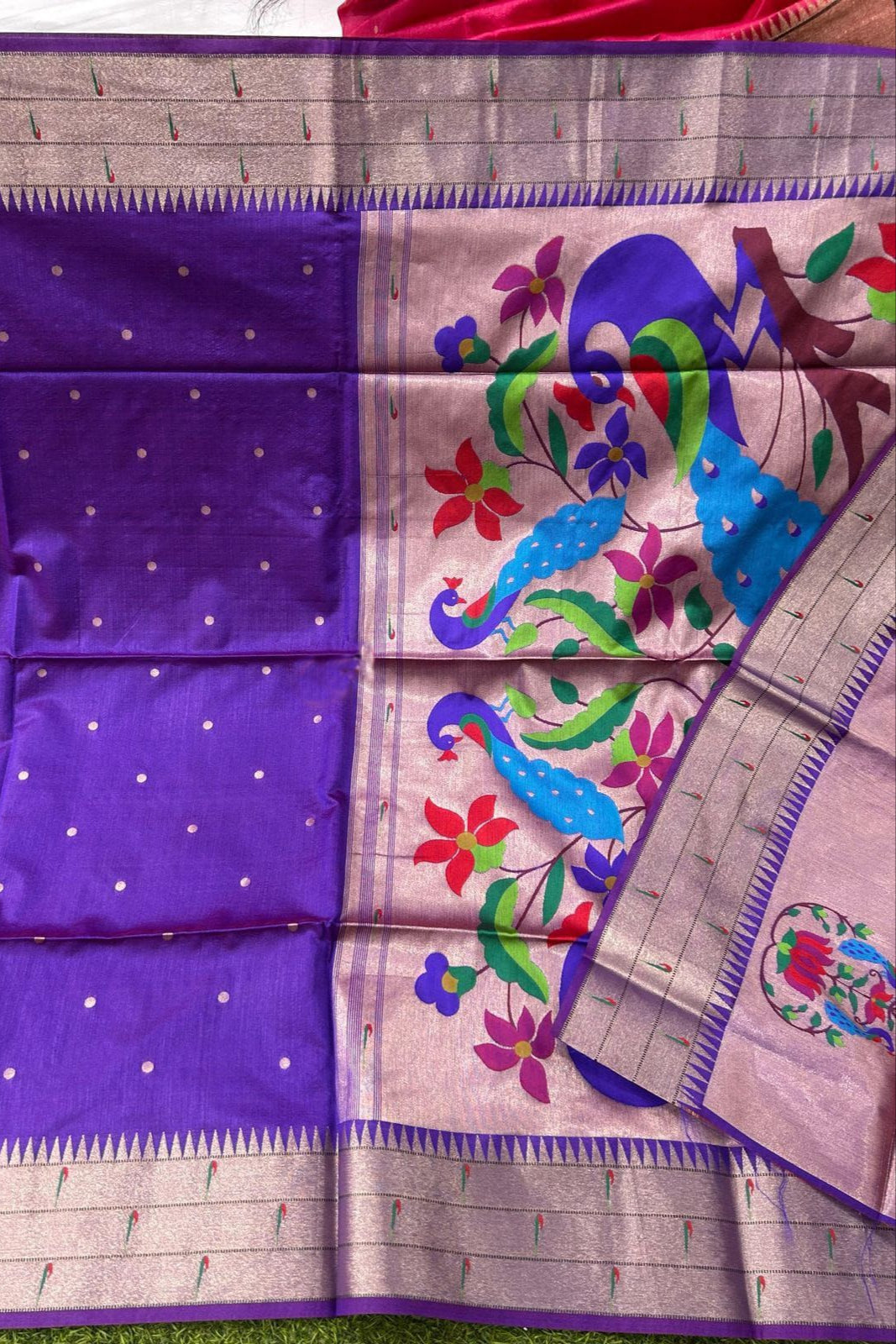Diva’s Secret Tussar Paithani Silk Saree