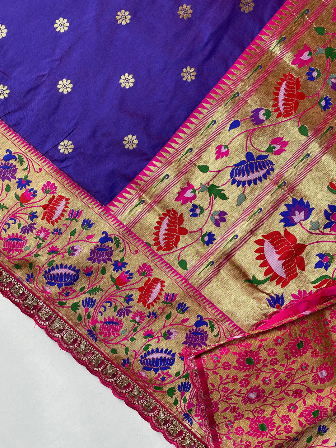 Aurora Whisper Paithani Silk Saree
