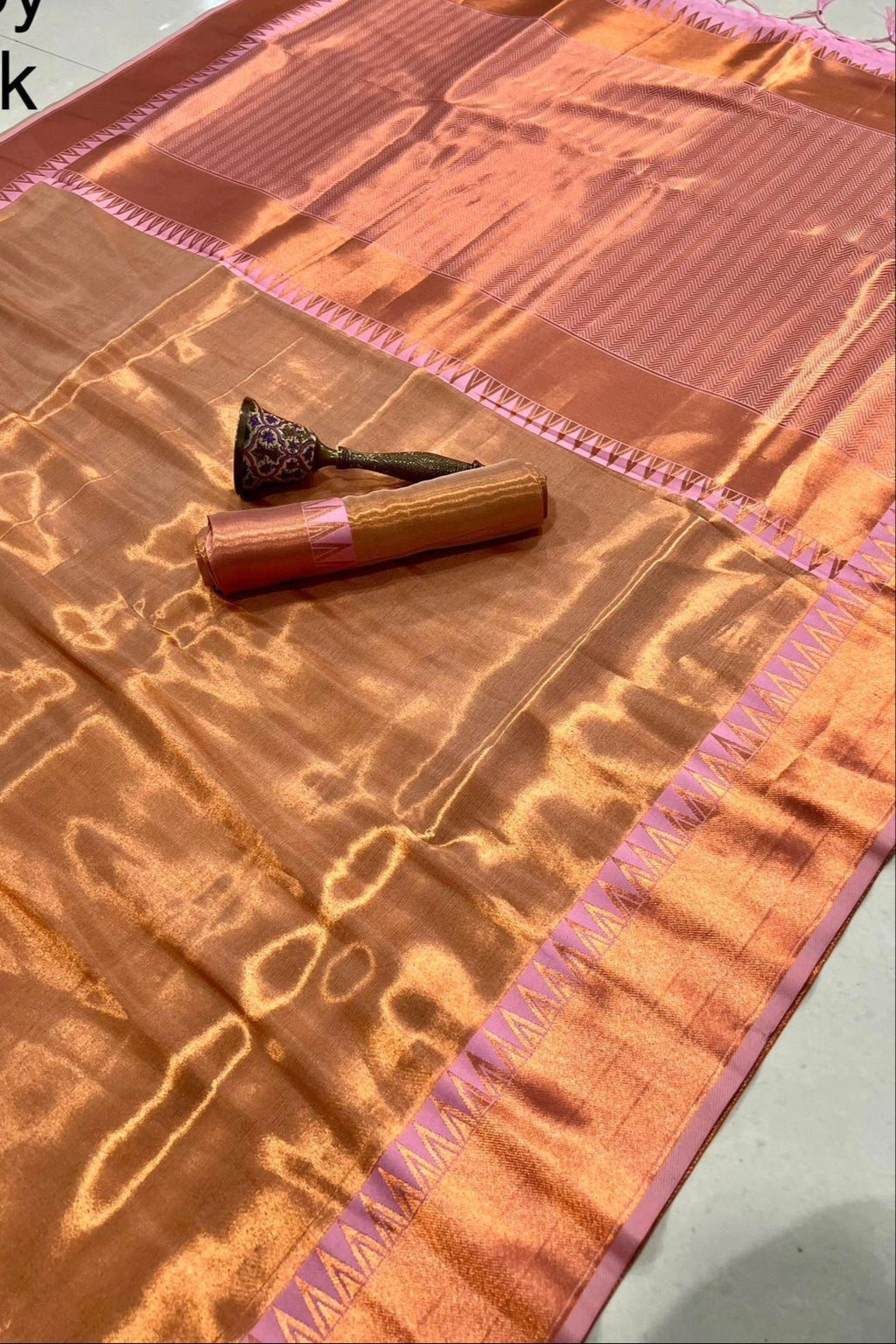 Ethereal Glow Fancy Silk Saree