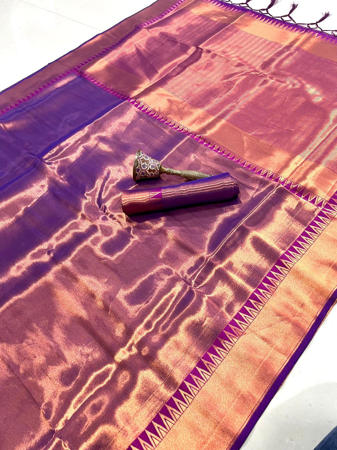 Ethereal Glow Fancy Silk Saree
