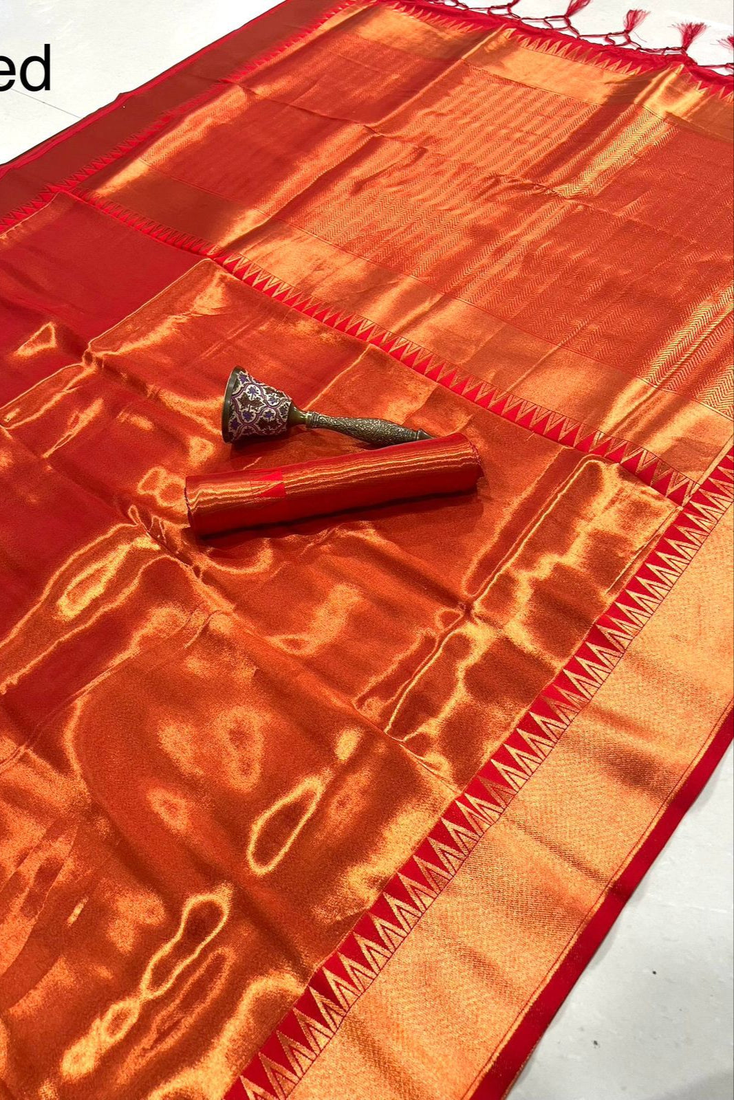 Ethereal Glow Fancy Silk Saree