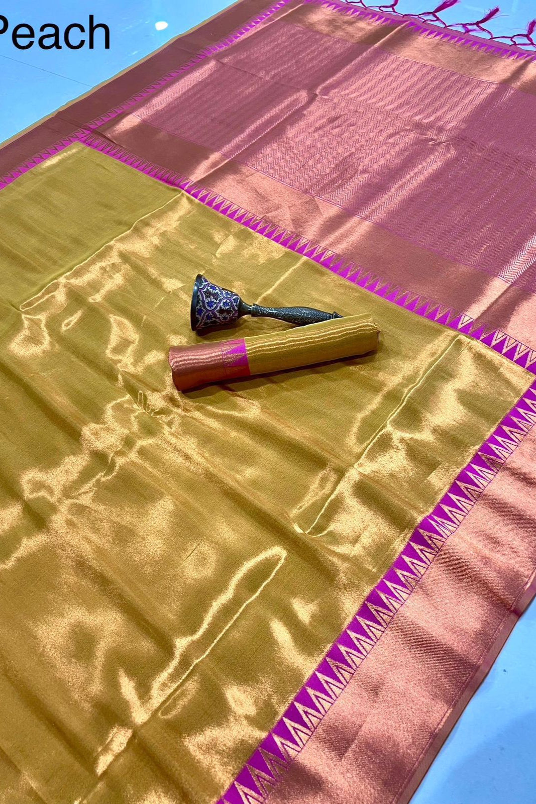 Ethereal Glow Fancy Silk Saree