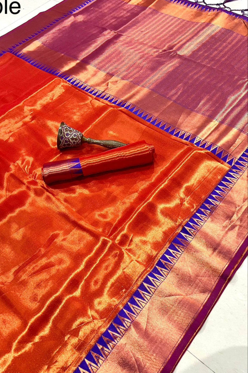 Ethereal Glow Fancy Silk Saree