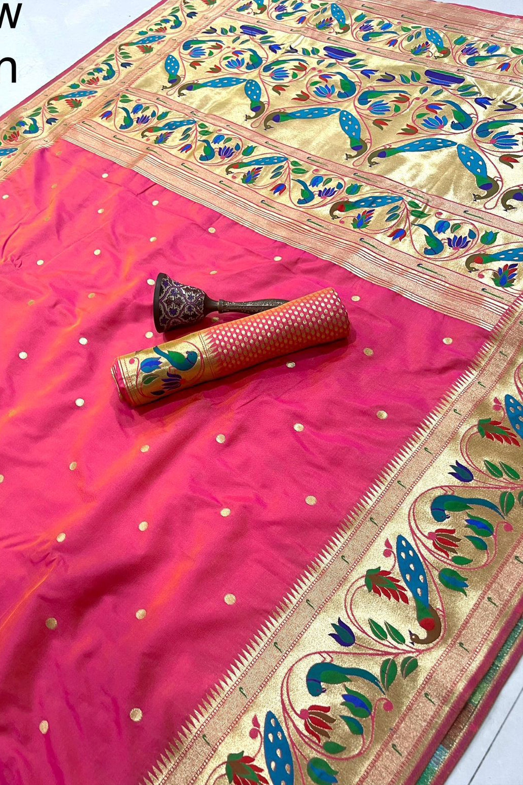 Evening Star Kanchivaram Paithani Silk Saree