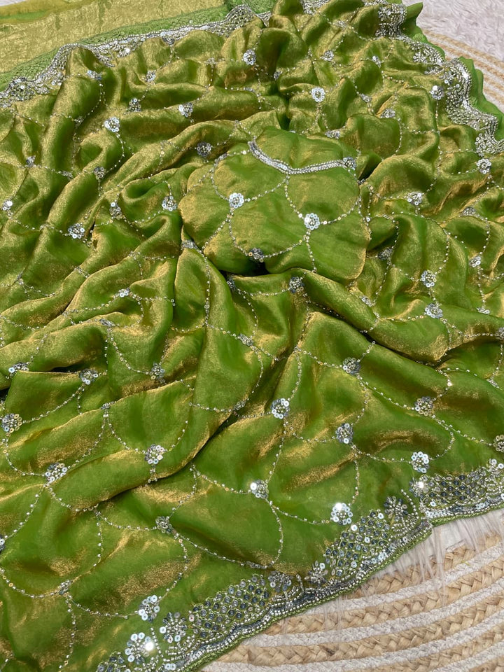 Lumira Fendy Satin Silk Saree