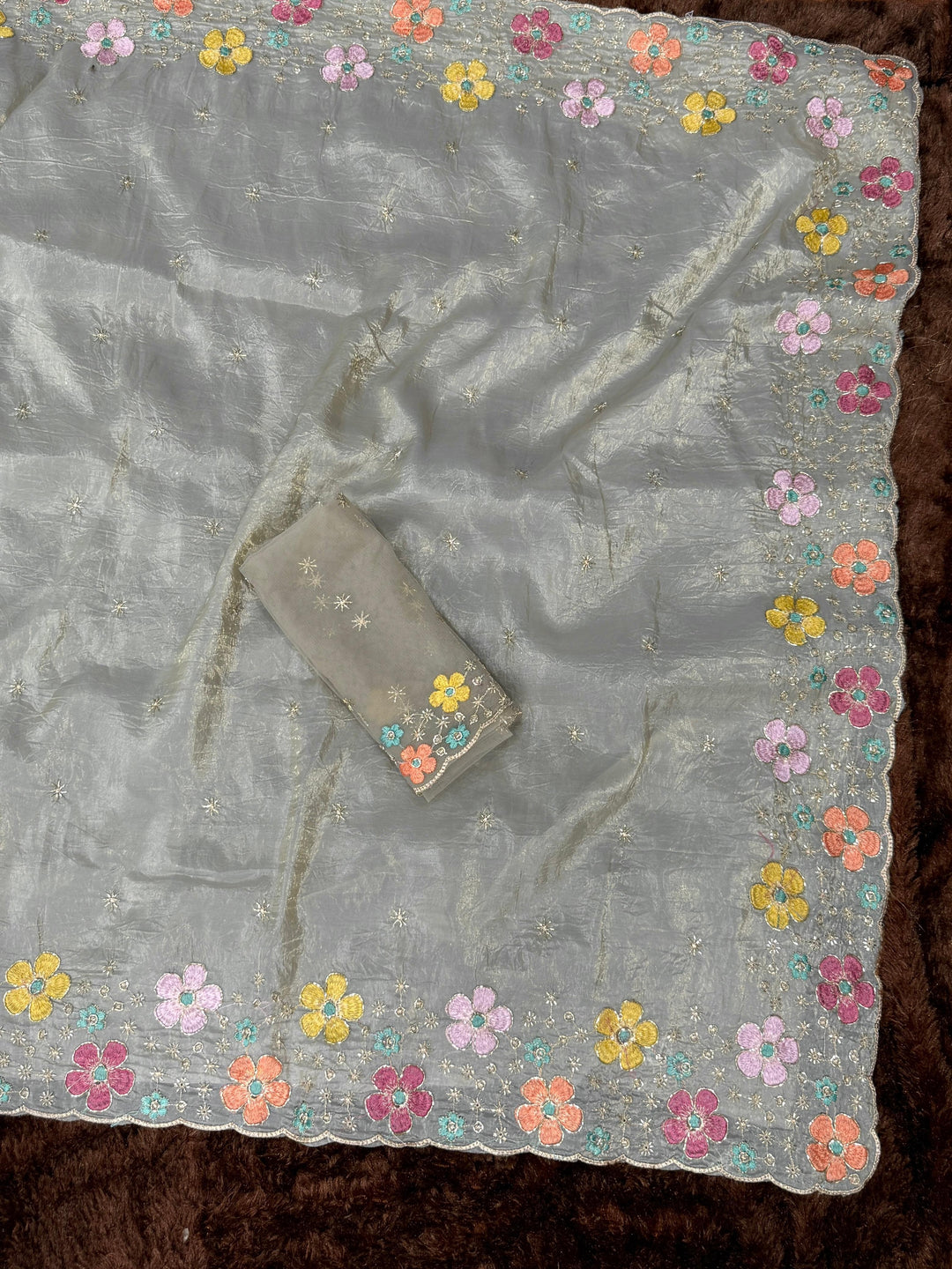 After Rain Bloom Crush Silk Saree