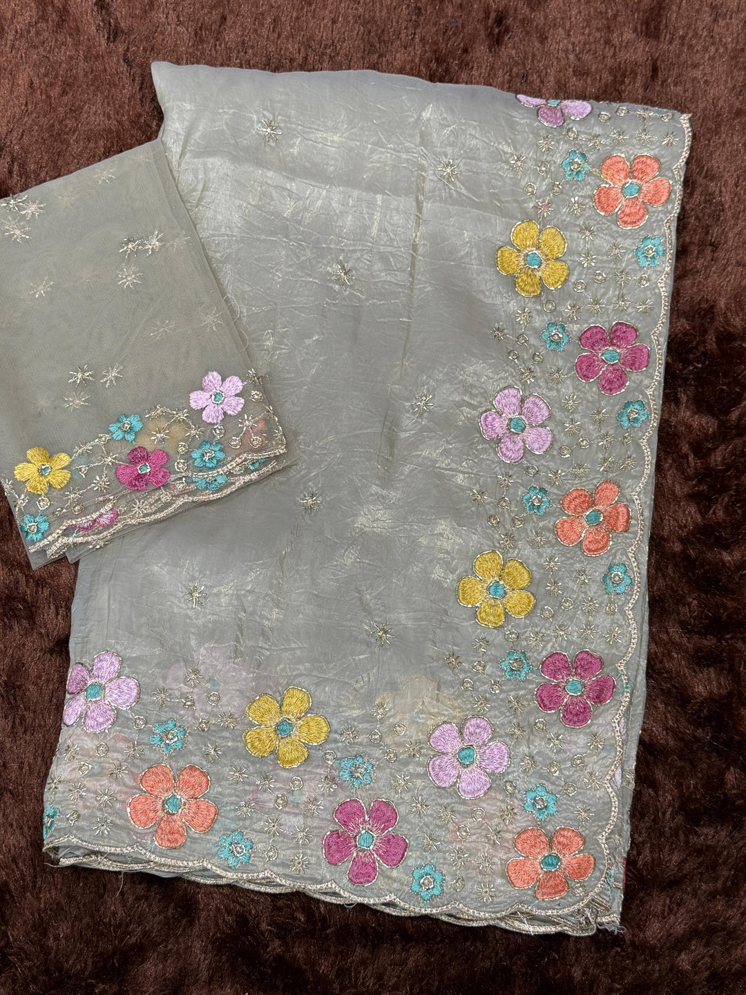 After Rain Bloom Crush Silk Saree