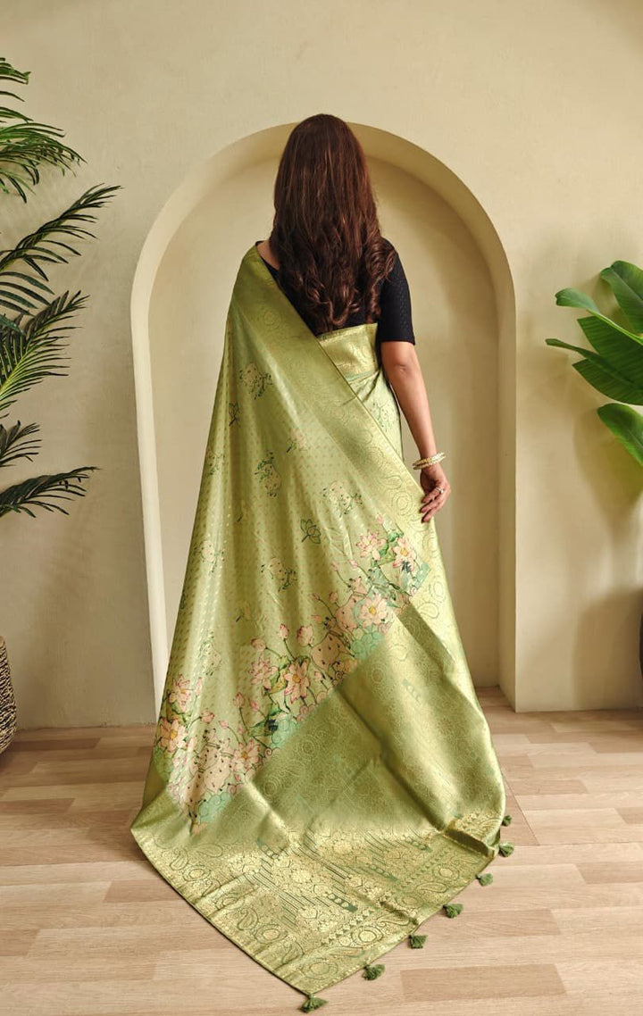 Golden Season Viscose Georgette Saree