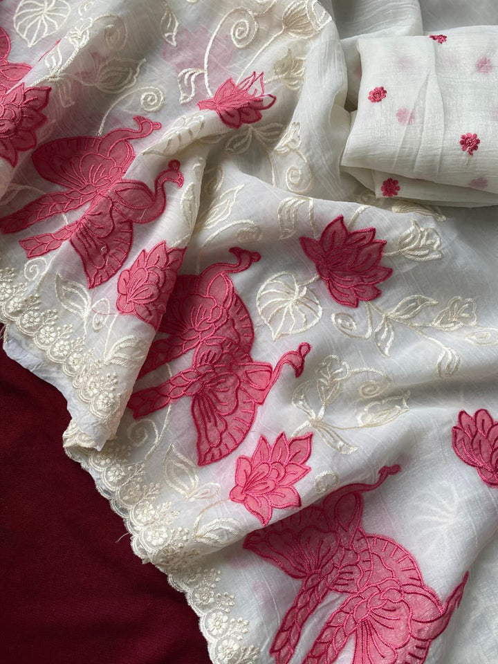 Love in the Drizzle Fancy Silk Saree