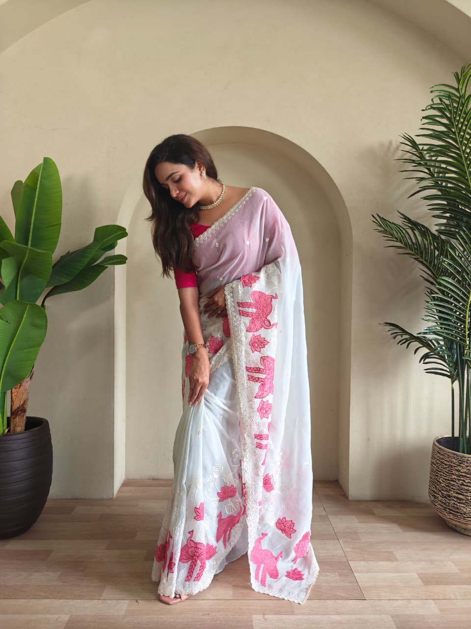 Love in the Drizzle Fancy Silk Saree
