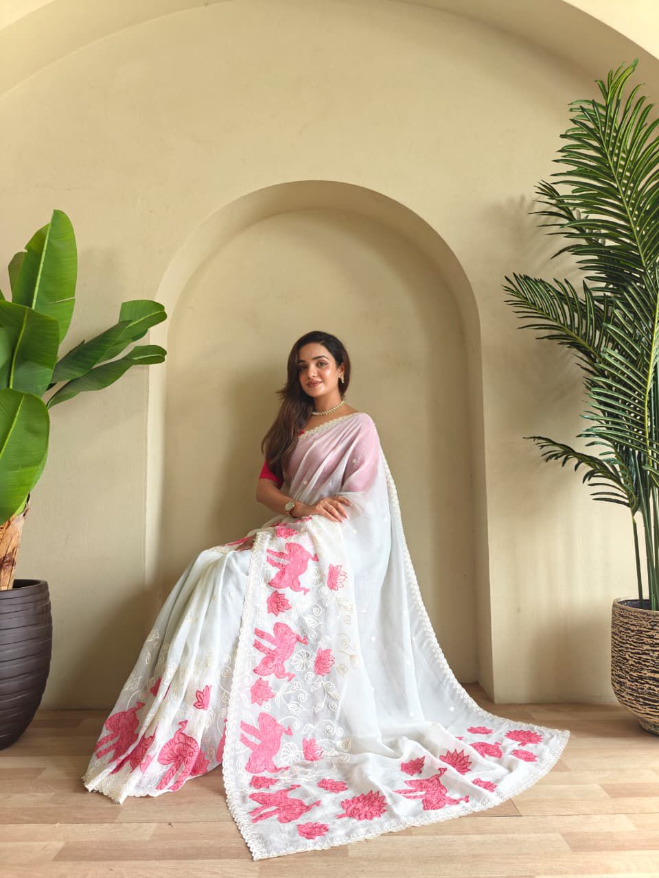 Love in the Drizzle Fancy Silk Saree