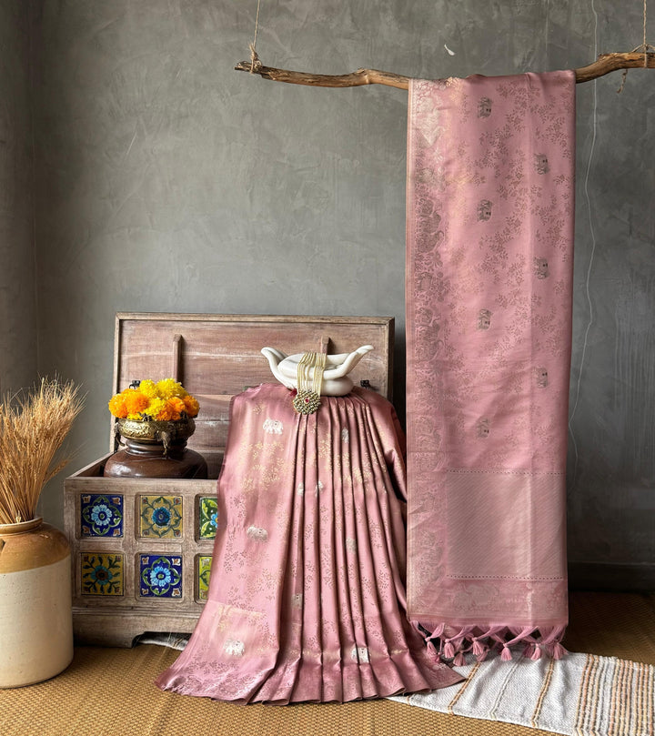 Glow of Glory Kanjivaram Silk Saree