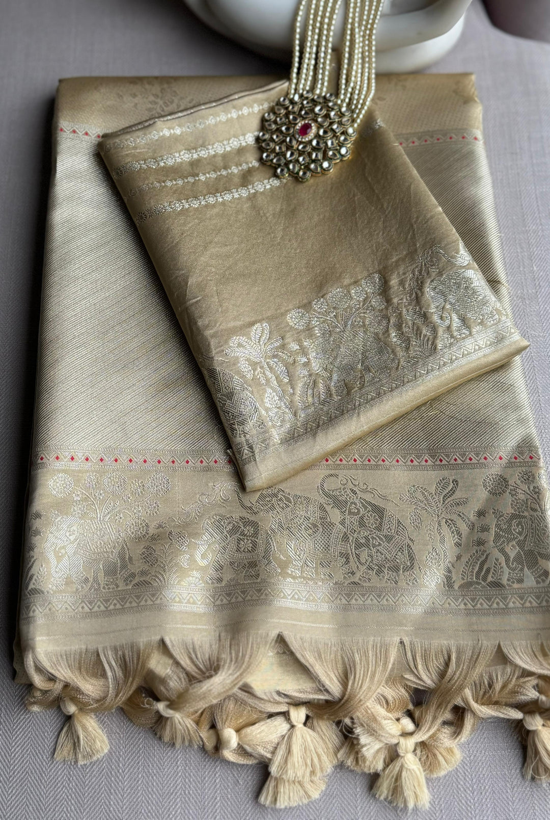 Glow of Glory Kanjivaram Silk Saree