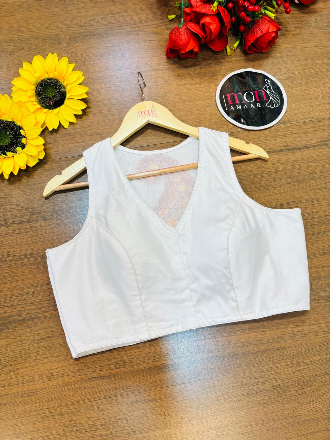 Signature Charm Designer Cotton Blouse