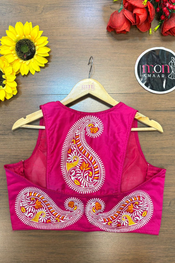 Signature Charm Designer Cotton Blouse