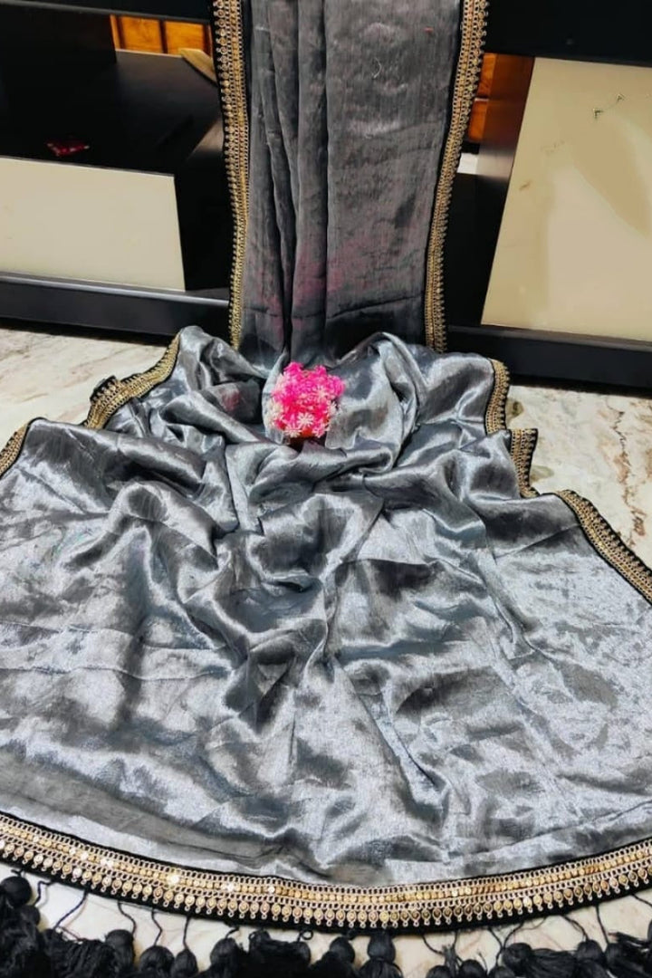 Rajlokkhi Raga Tissue Silk Saree