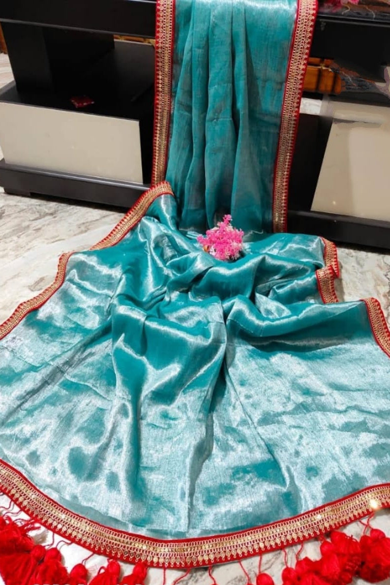Rajlokkhi Raga Tissue Silk Saree
