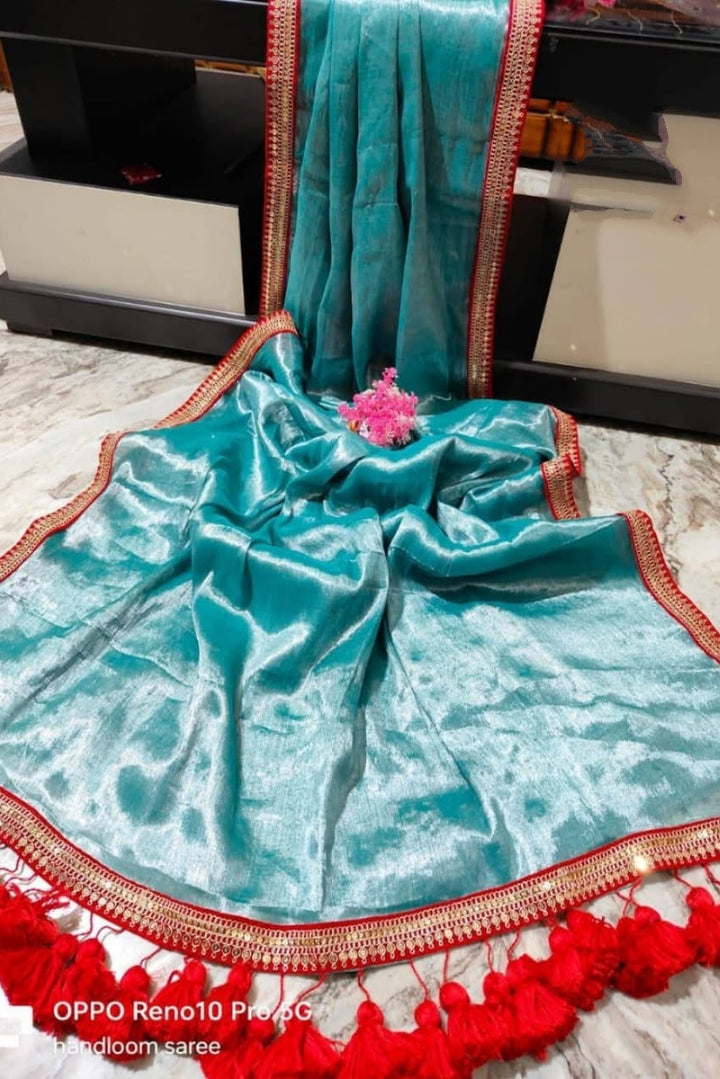 Rajlokkhi Raga Tissue Silk Saree