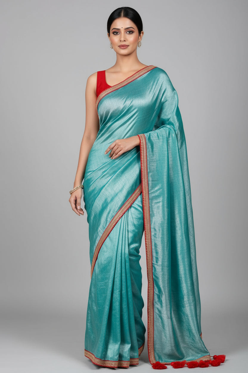 Rajlokkhi Raga Tissue Silk Saree