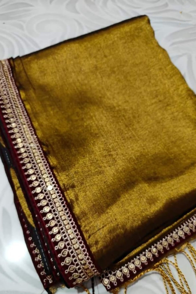 Rajlokkhi Raga Tissue Silk Saree