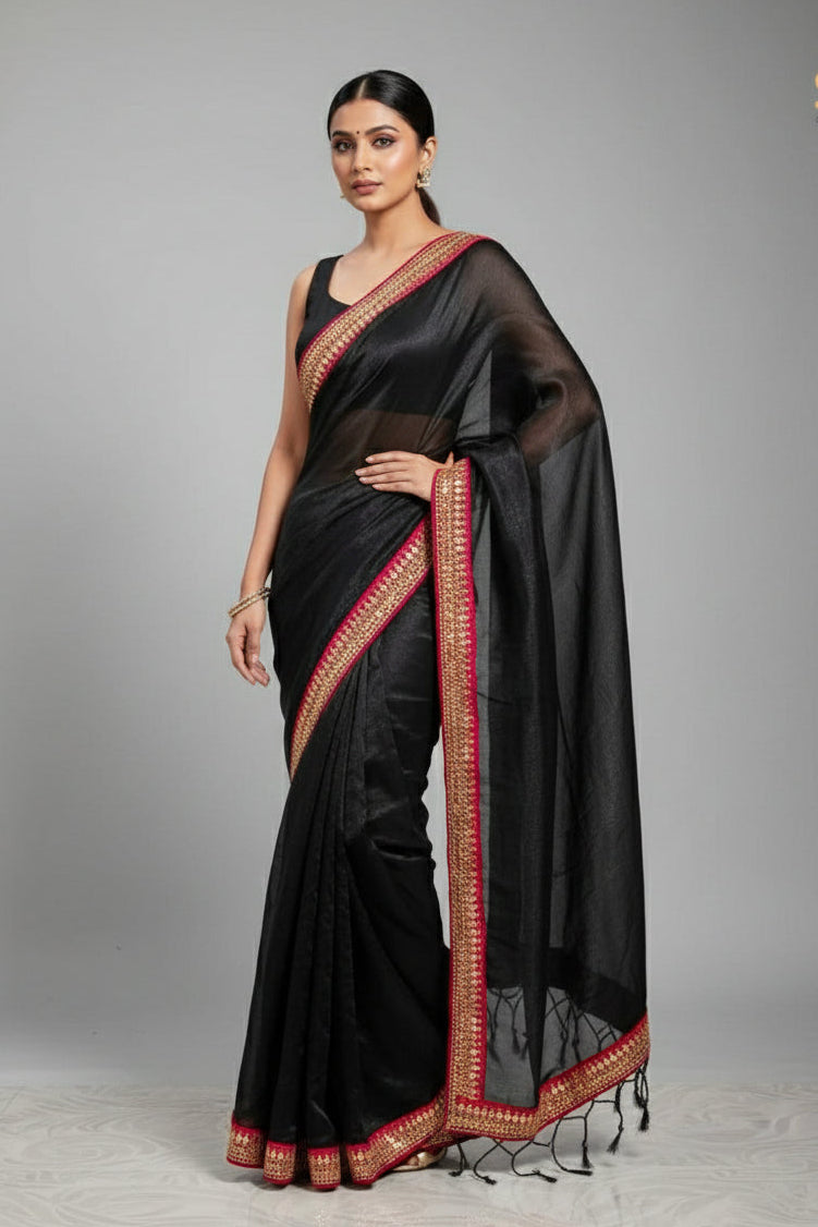 Rajlokkhi Raga Tissue Silk Saree