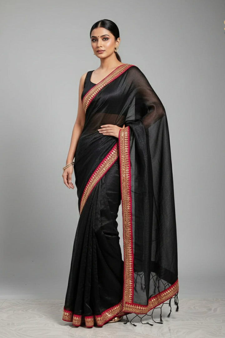 Rajlokkhi Raga Tissue Silk Saree