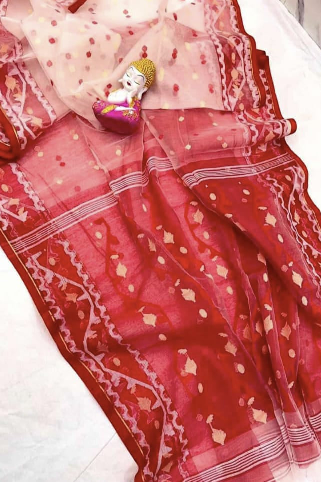 Mayabini Dhakai Jamdani Saree