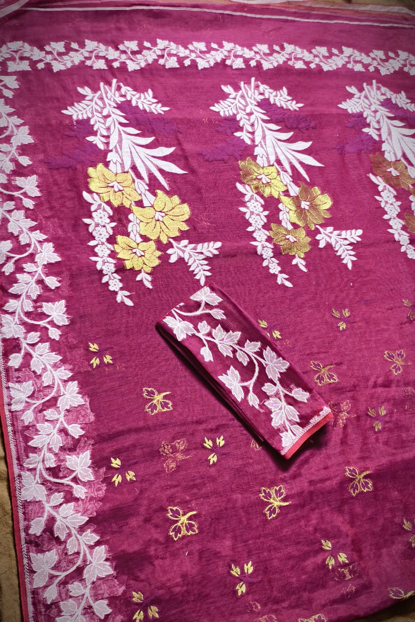 Moniharini Dhakai Jamdani Saree