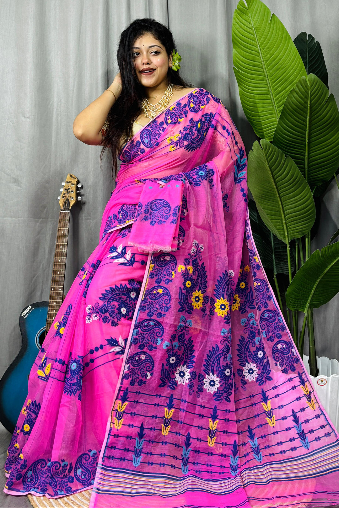 Swarn Kalka Dhakai Jamdani Saree
