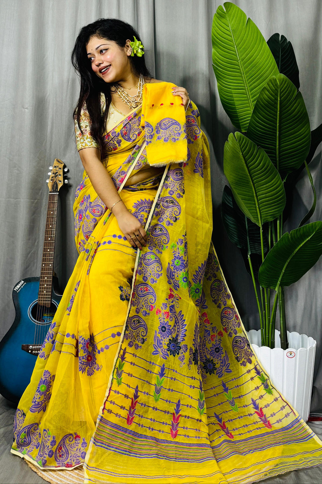 Swarn Kalka Dhakai Jamdani Saree