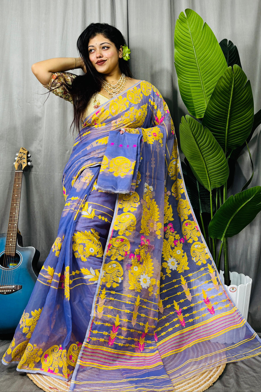 Swarn Kalka Dhakai Jamdani Saree