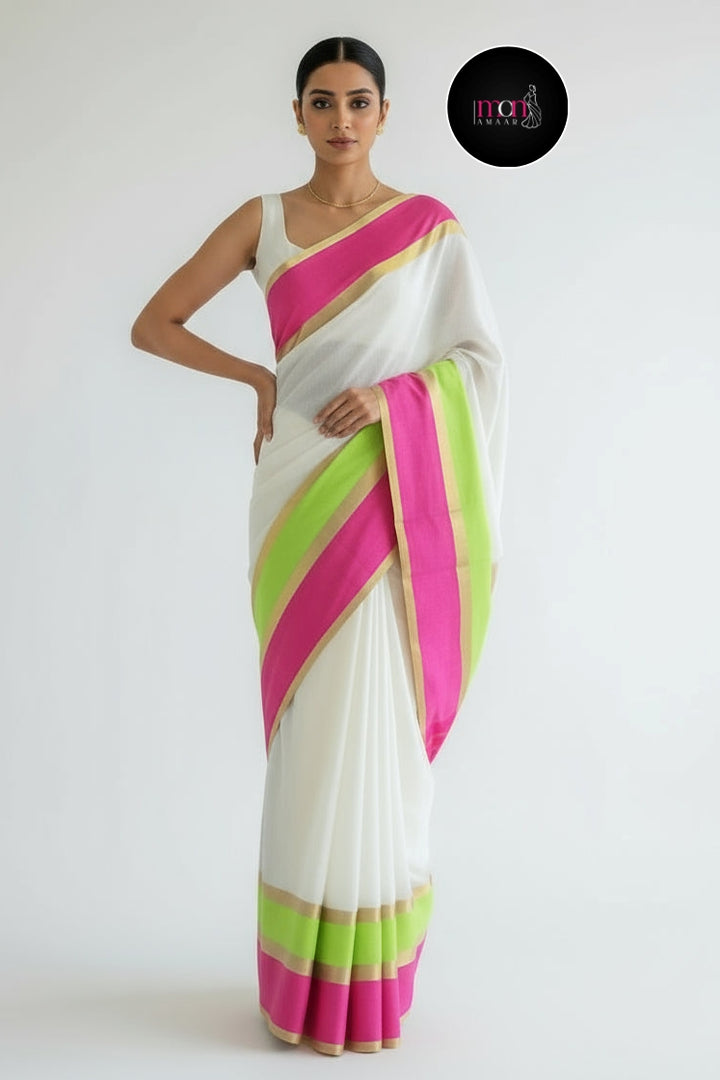 Sundori Romoni Mul Cotton Saree