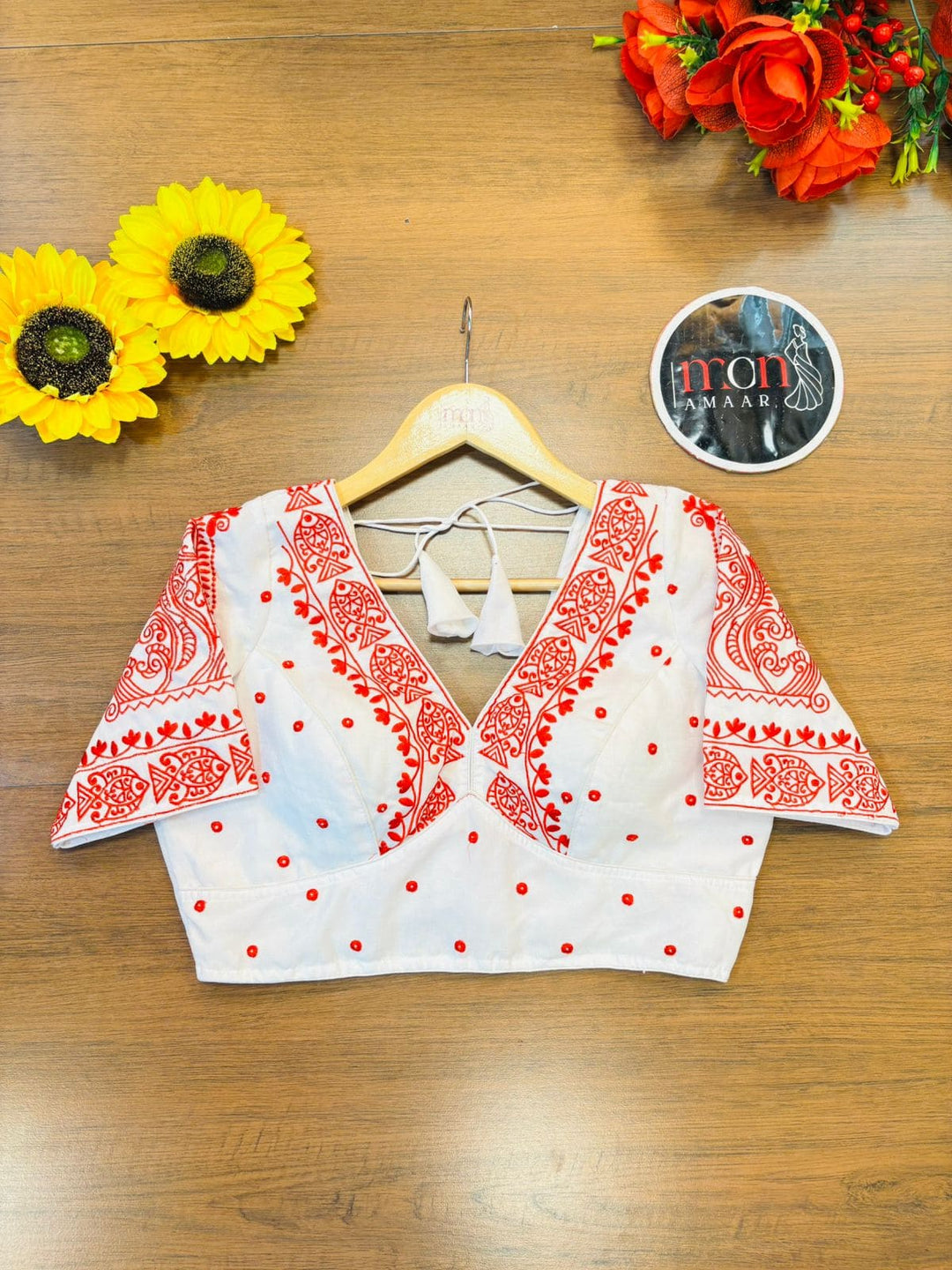 Queen of Water Vichitra Silk Blouse