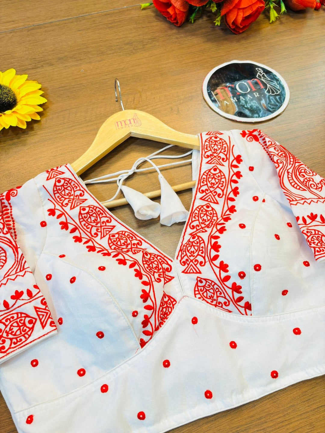 Queen of Water Vichitra Silk Blouse