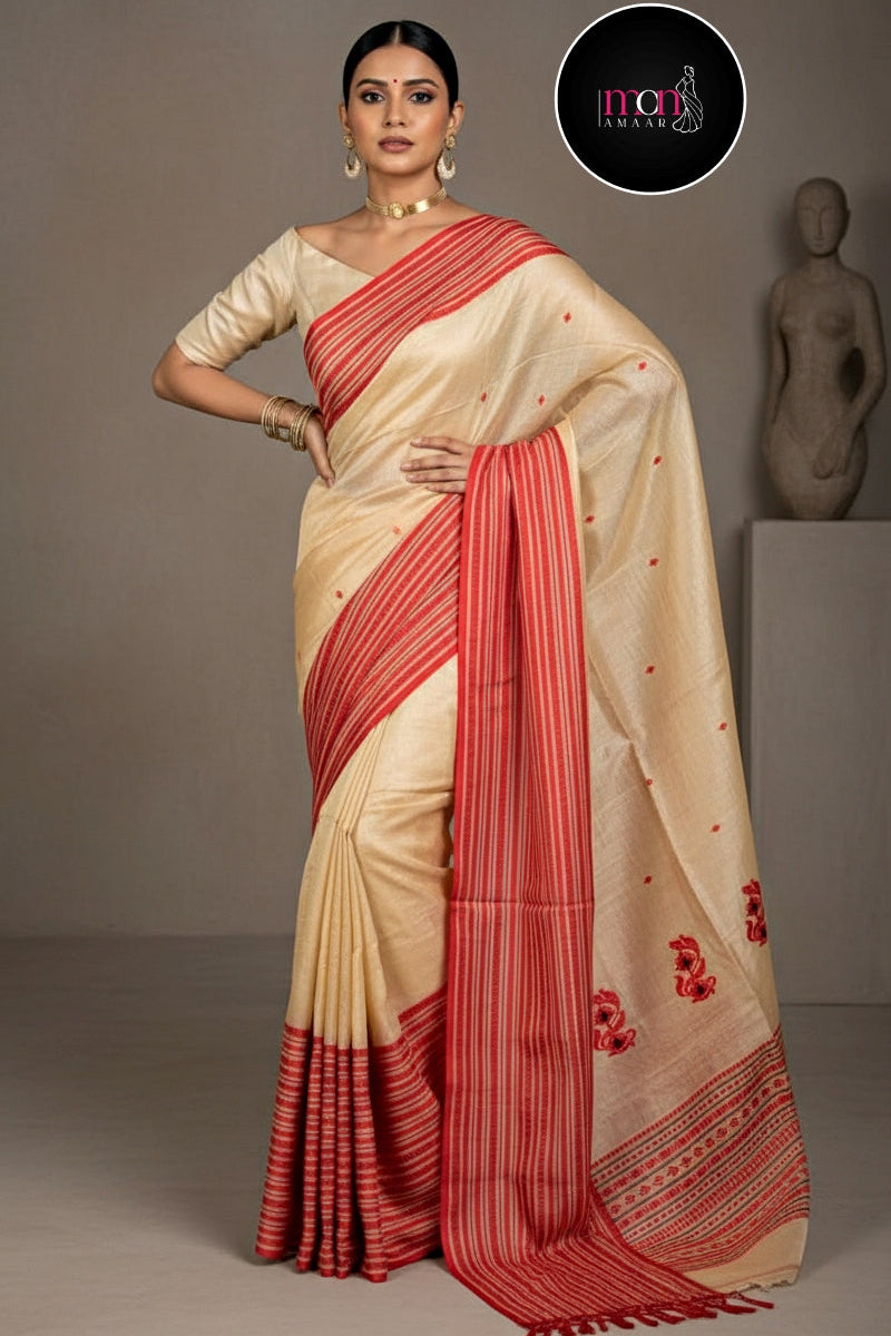 Banga Vastra- The Auspicious Tussar Saree