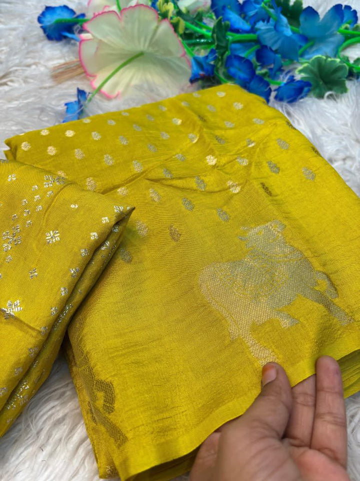 Dewlight Grace Fancy Dola Silk Saree