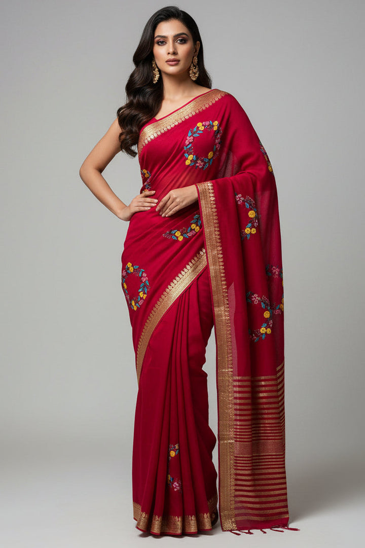 Dream Of Success Georgette Silk Saree
