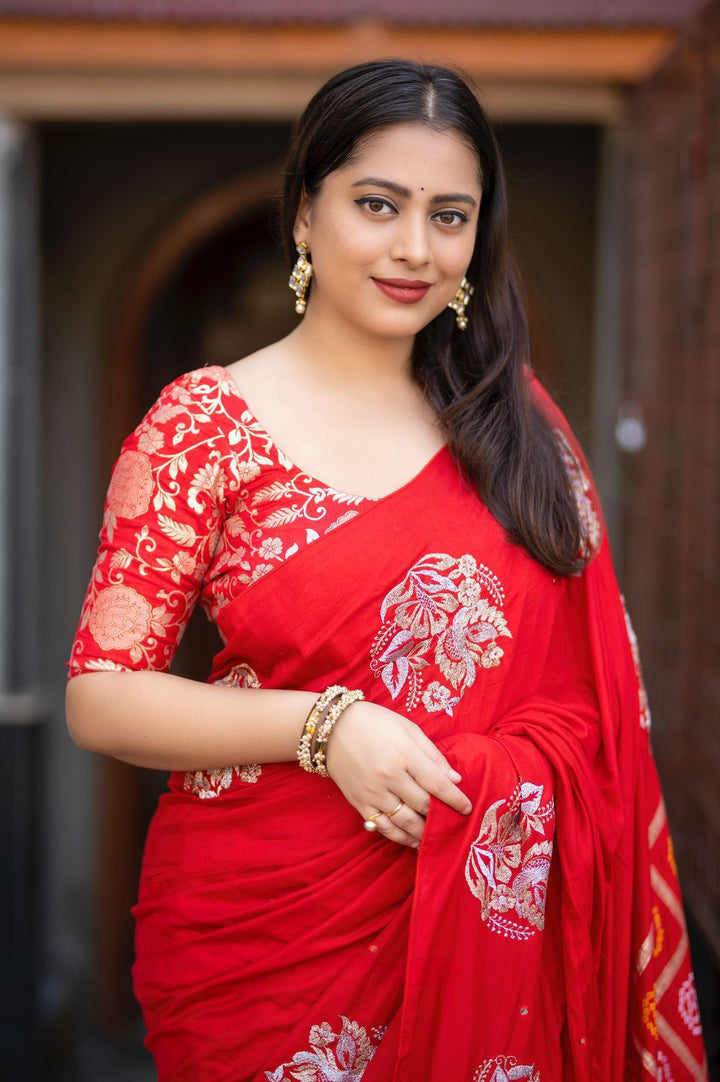 Graceful Vibe Chanderi Cotton Saree