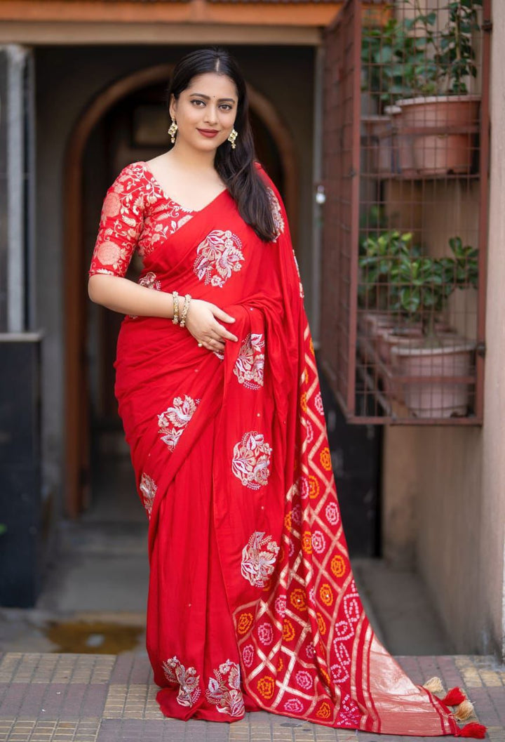 Graceful Vibe Chanderi Cotton Saree
