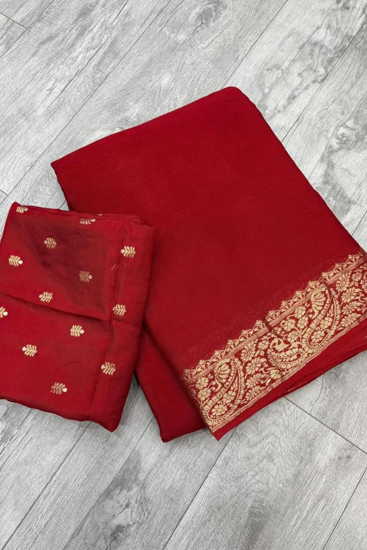 Bright Creation Viscose Georgette Saree