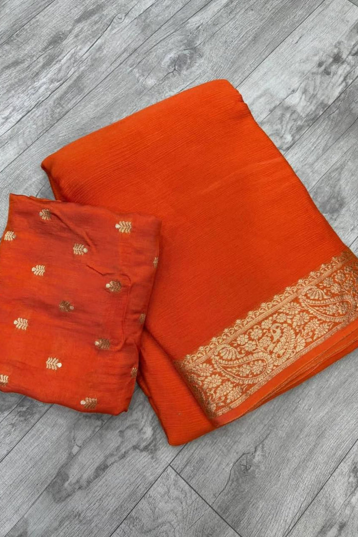 Bright Creation Viscose Georgette Saree