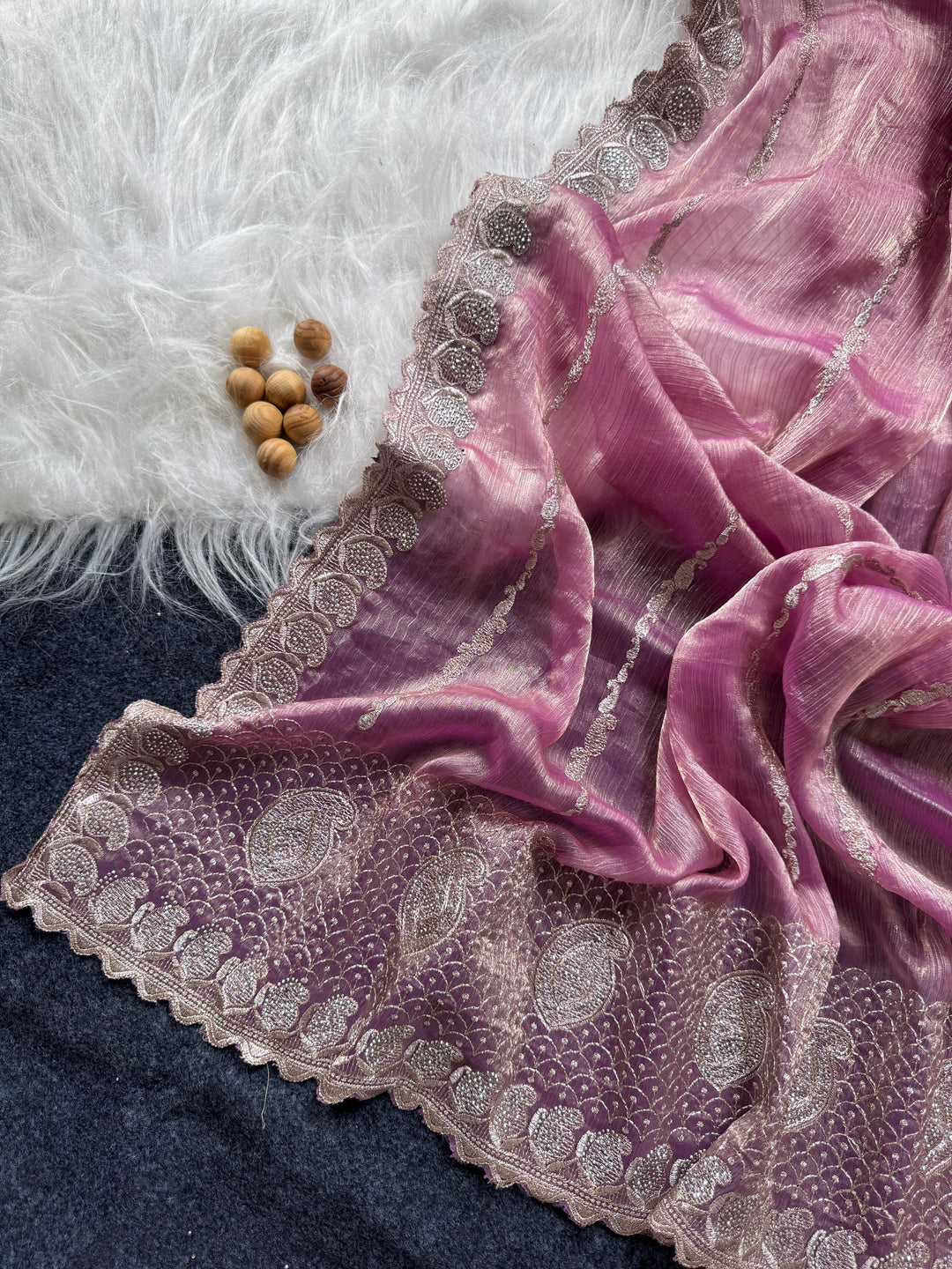 Heavenly Star Fancy Silk Saree