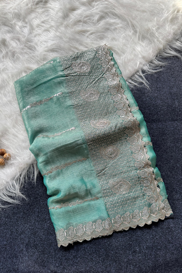 Heavenly Star Fancy Silk Saree