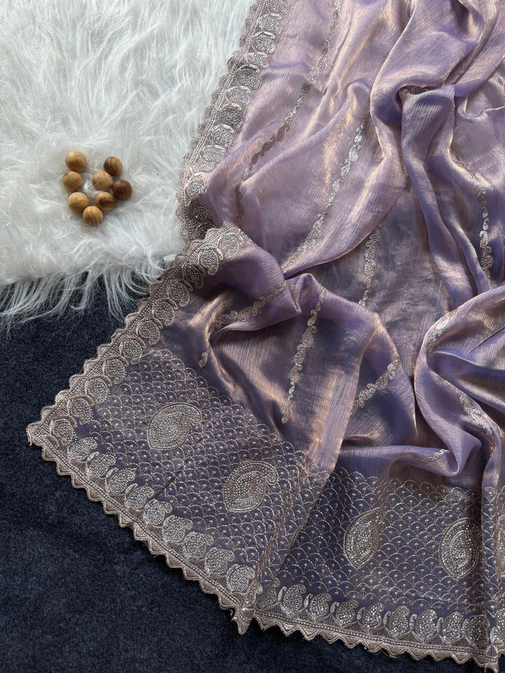 Heavenly Star Fancy Silk Saree