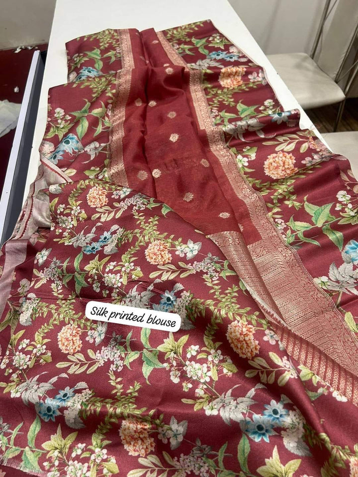 Yuyake Kanjivaram Silk Saree