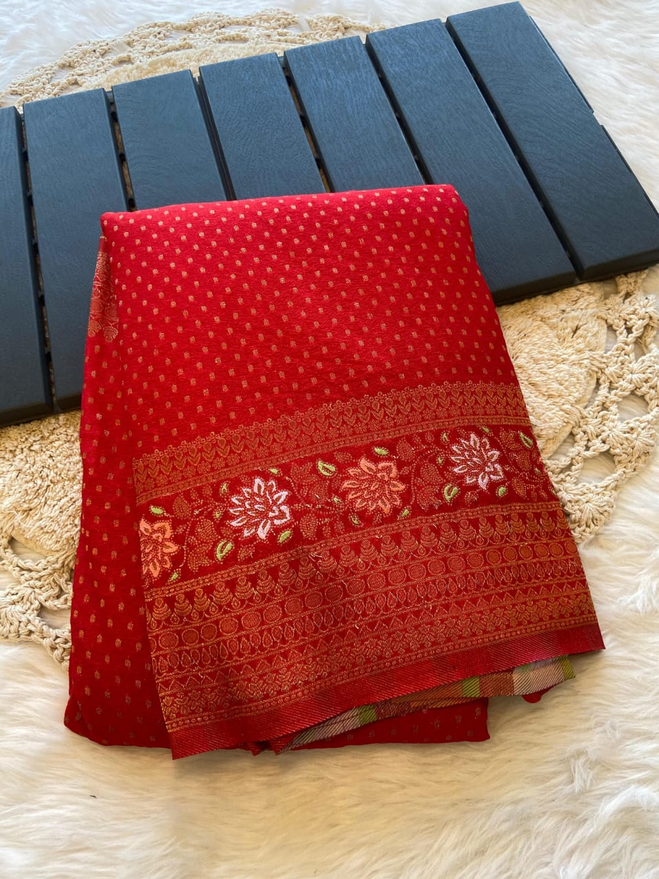 The art of living Khaddi Crepe Silk