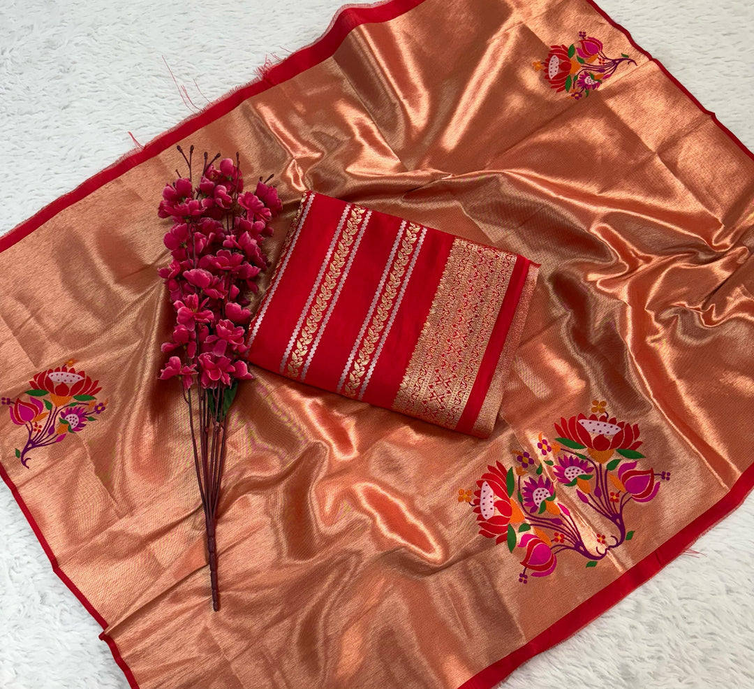 Stay Forever Banarasi Satin Silk Saree